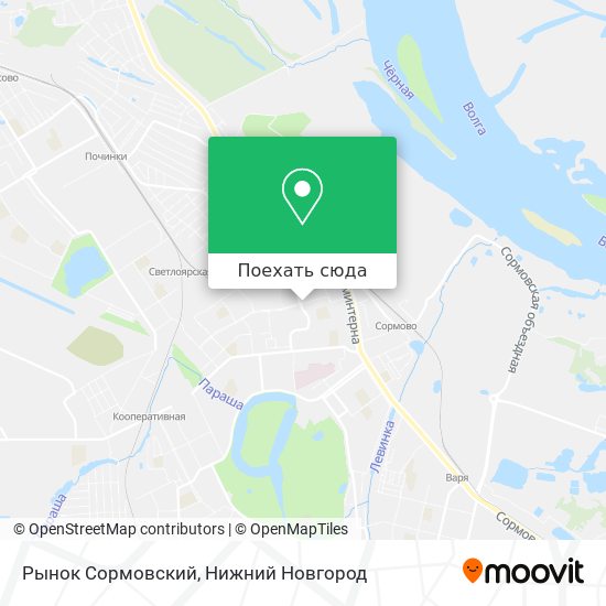 Карта Рынок Сормовский