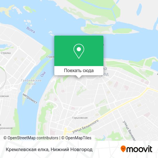 Карта Кремлевская елка