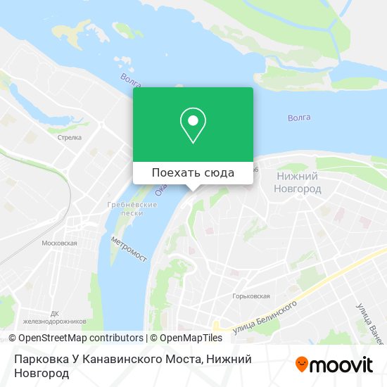 Карта Парковка У Канавинского Моста