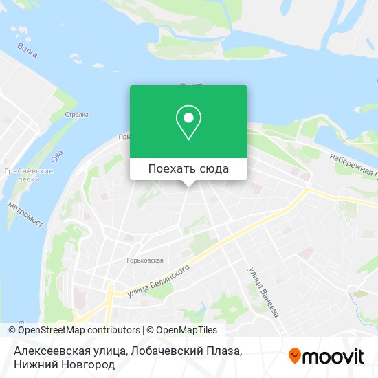 Карта Алексеевская улица, Лобачевский Плаза