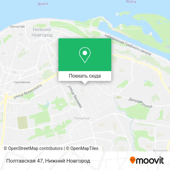 Карта Полтавская 47