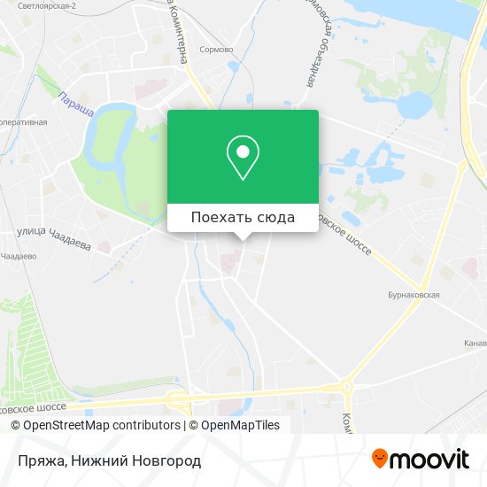 Карта Пряжа
