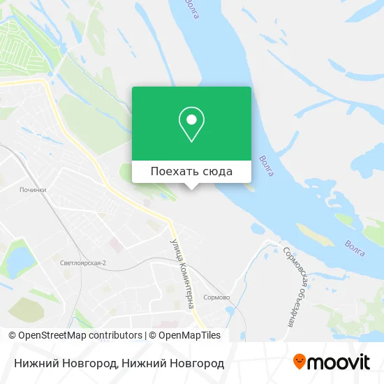 Карта Нижний Новгород