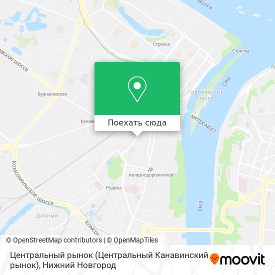 Карта Центральный рынок (Центральный Канавинский рынок)