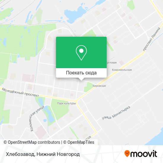 Карта Хлебозавод