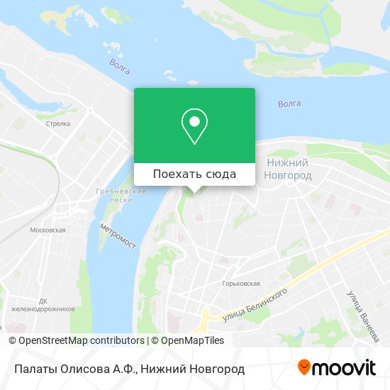 Карта Палаты Олисова А.Ф.