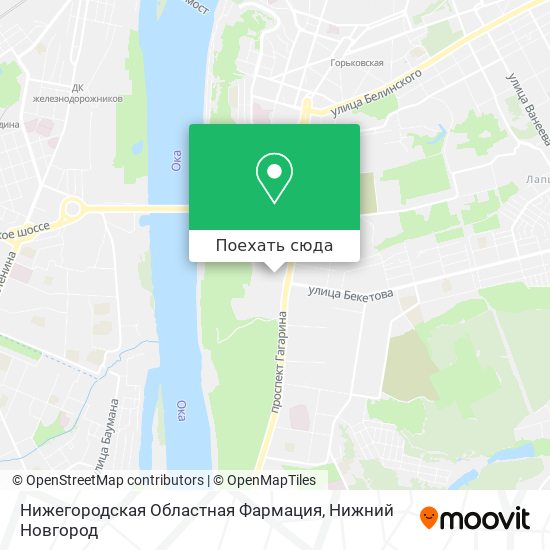 Карта Нижегородская Областная Фармация