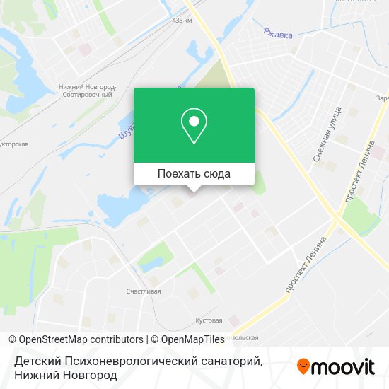 Карта Детский Психоневрологический санаторий