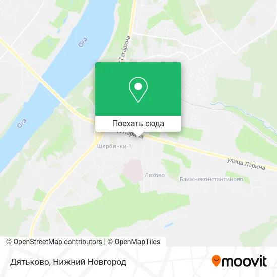 Карта Дятьково