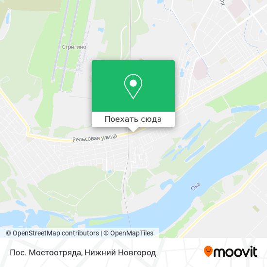 Карта Пос. Мостоотряда