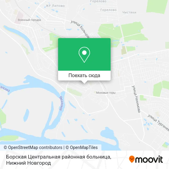 Карта Борская Центральная районная больница