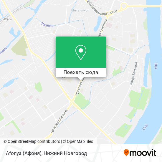 Карта Afonya (Афоня)