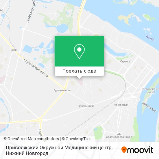 Карта Приволжский Окружной Медицинский центр