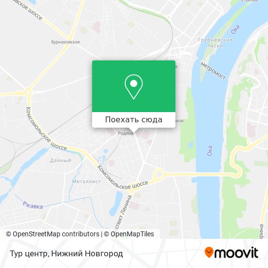 Карта Тур центр