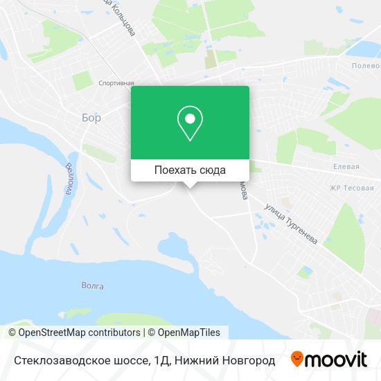 Карта Стеклозаводское шоссе, 1Д