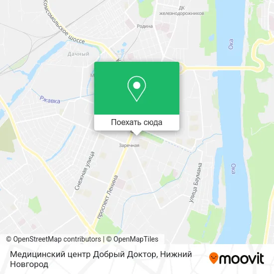 Карта Медицинский центр Добрый Доктор