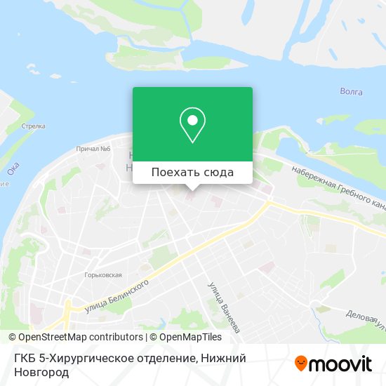 Карта ГКБ 5-Хирургическое отделение