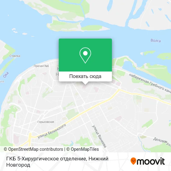 Карта ГКБ 5-Хирургическое отделение