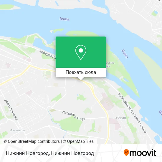 Карта Нижний Новгород