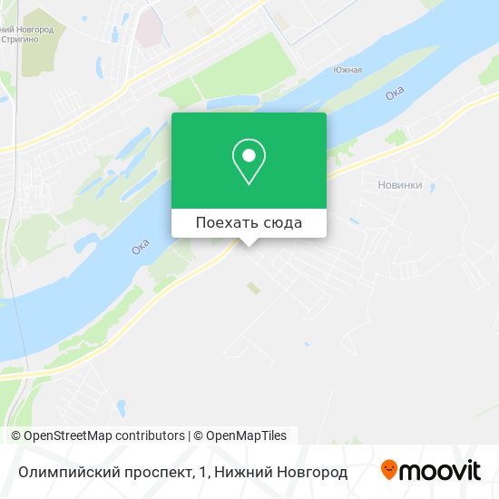 Карта Олимпийский проспект, 1