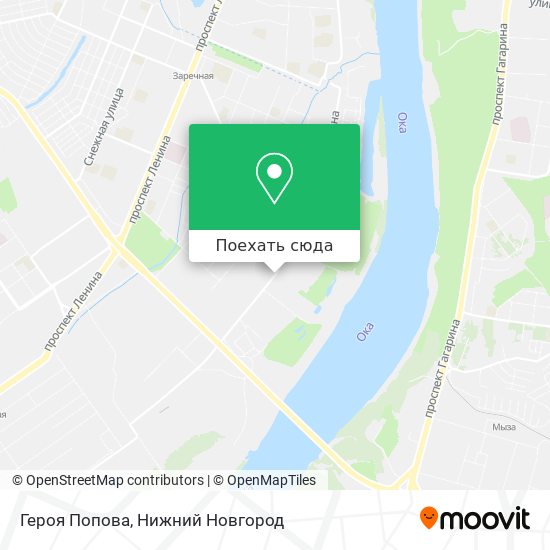 Карта Героя Попова