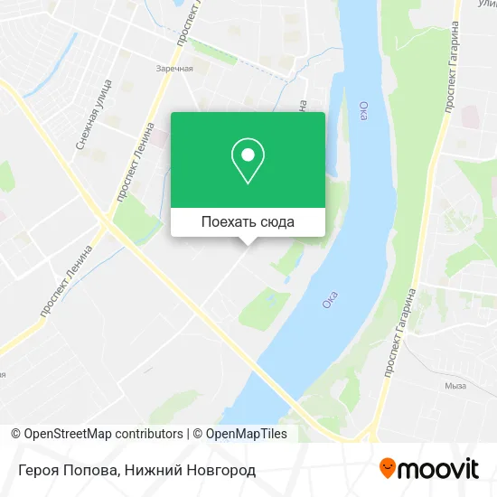 Карта Героя Попова