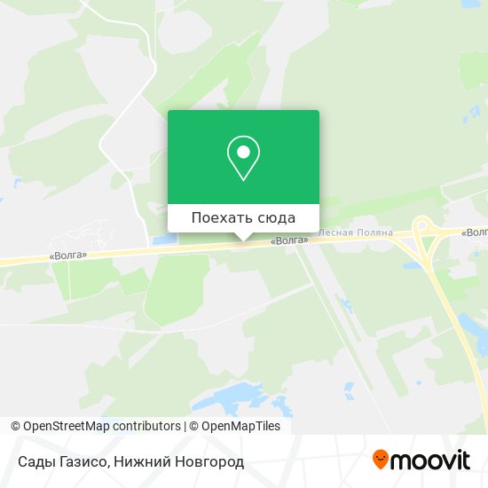 Карта Сады Газисо