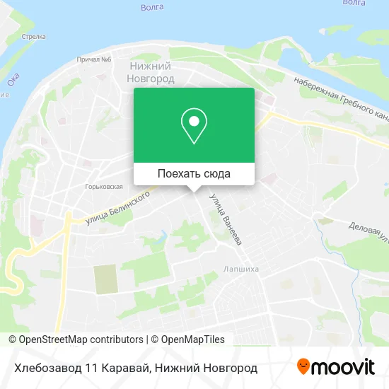 Карта Хлебозавод 11 Каравай