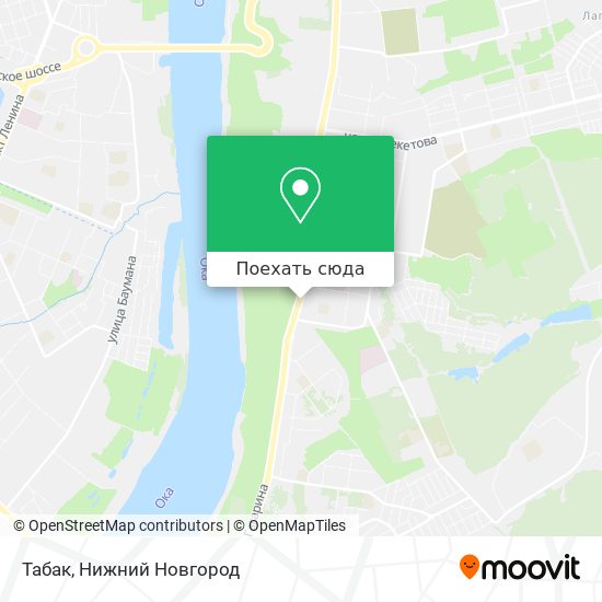 Карта Табак