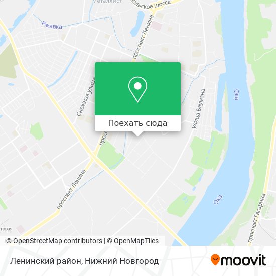 Карта Ленинский район