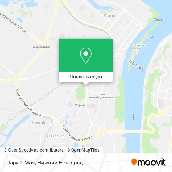 Карта Парк 1 Мая