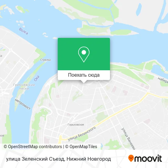 Карта улица Зеленский Съезд