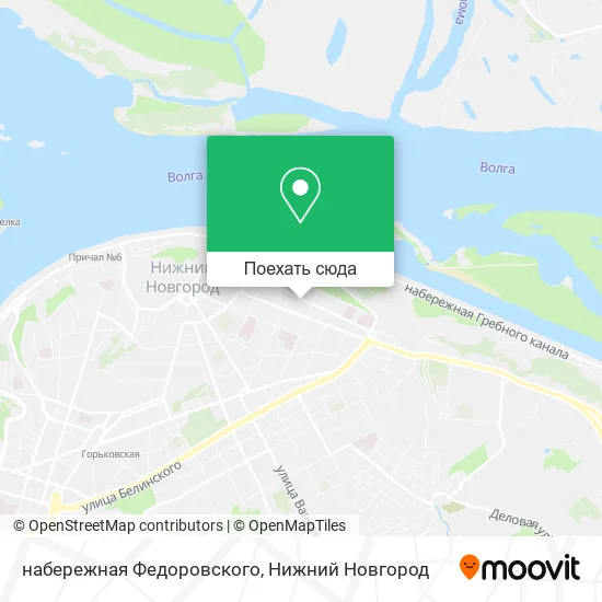 Карта набережная Федоровского