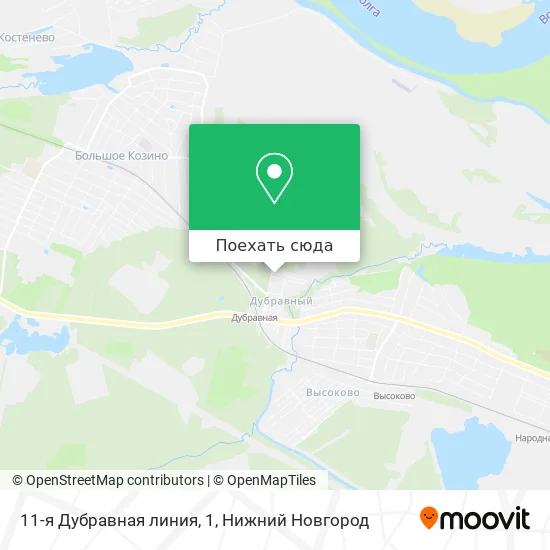 Карта 11-я Дубравная линия, 1