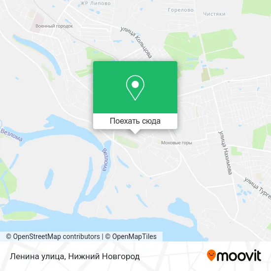 Карта Ленина улица
