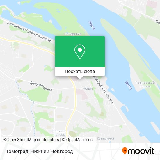 Карта Томоград
