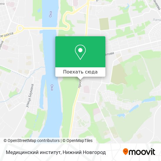 Карта Медицинский институт