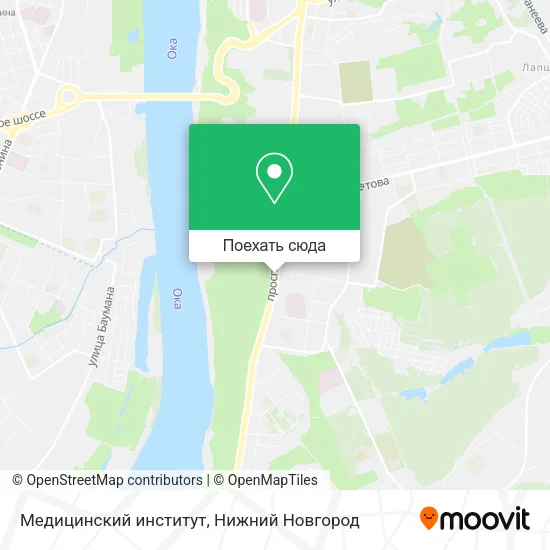 Карта Медицинский институт