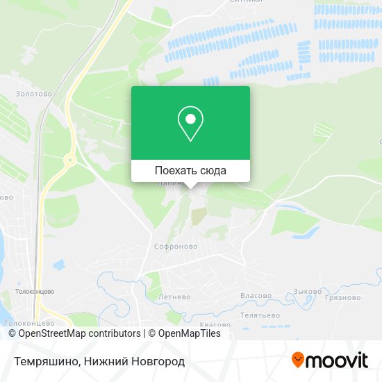 Карта Темряшино