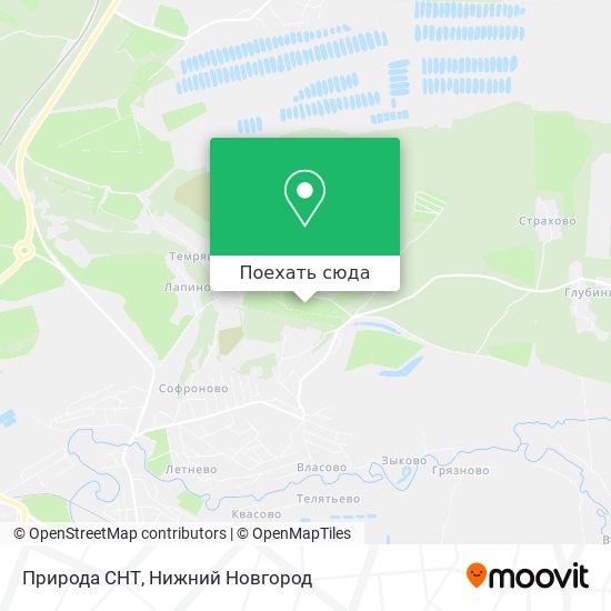 Карта Природа СНТ