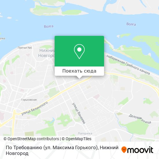 Карта По Требованию (ул. Максима Горького)