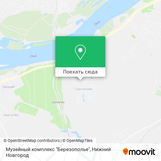 Карта Музейный комплекс "Березополье"