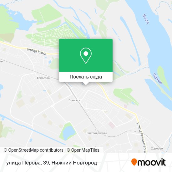 Карта улица Перова, 39