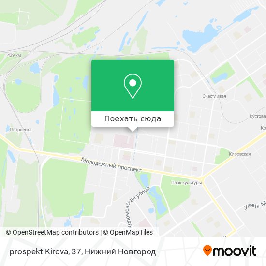 Карта prospekt Kirova, 37