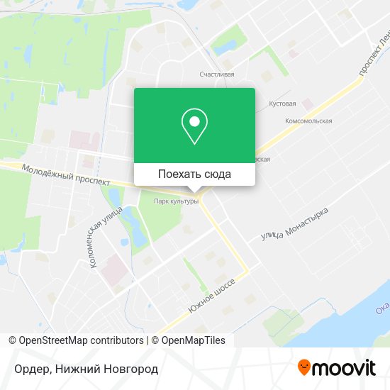 Карта Ордер