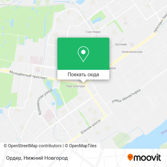 Карта Ордер