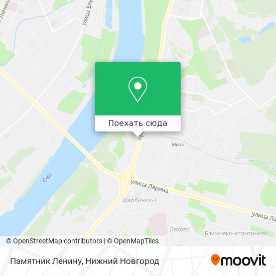Карта Памятник Ленину