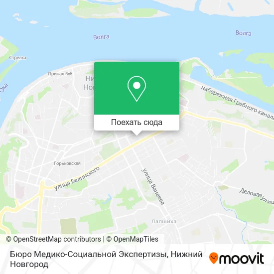 Карта Бюро Медико-Социальной Экспертизы