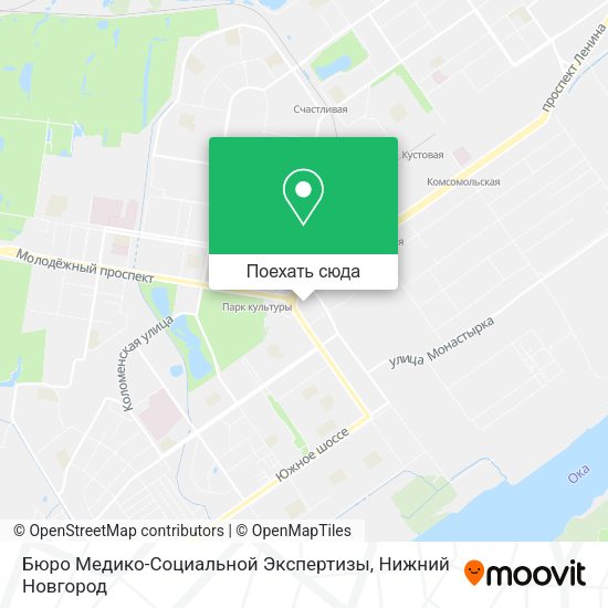 Карта Бюро Медико-Социальной Экспертизы