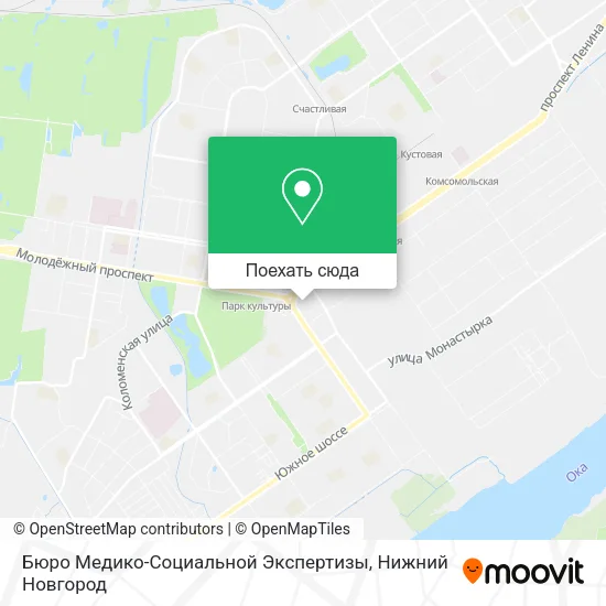 Карта Бюро Медико-Социальной Экспертизы